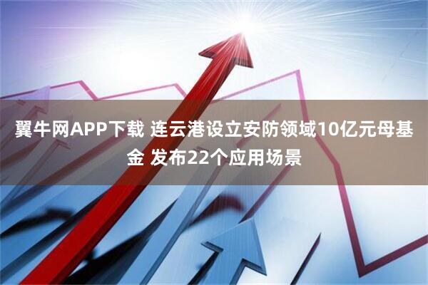 翼牛网APP下载 连云港设立安防领域10亿元母基金 发布22个应用场景